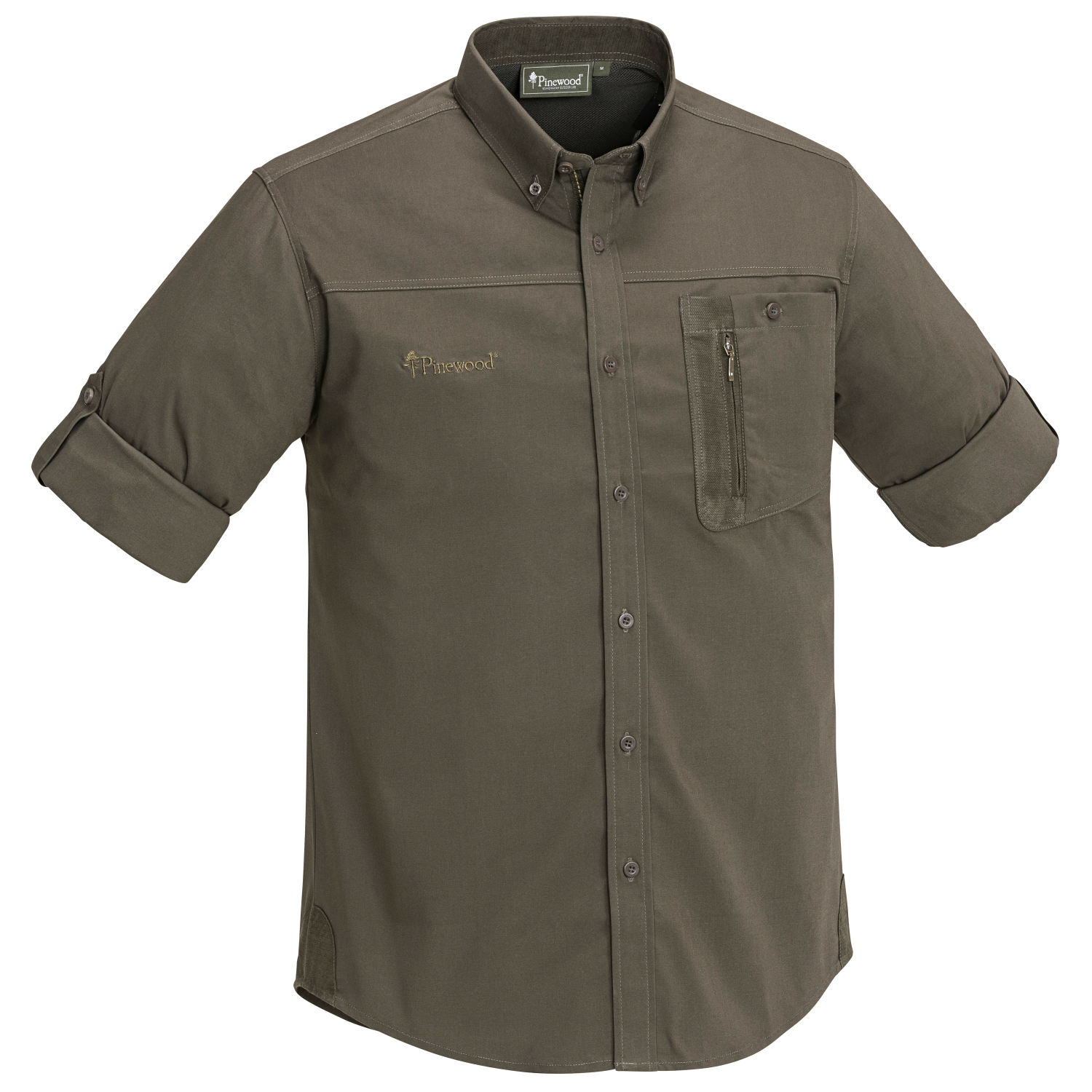 Pinewood Herren Jagdhemd Tividen Tc-Strech Insect-Stop (braun)