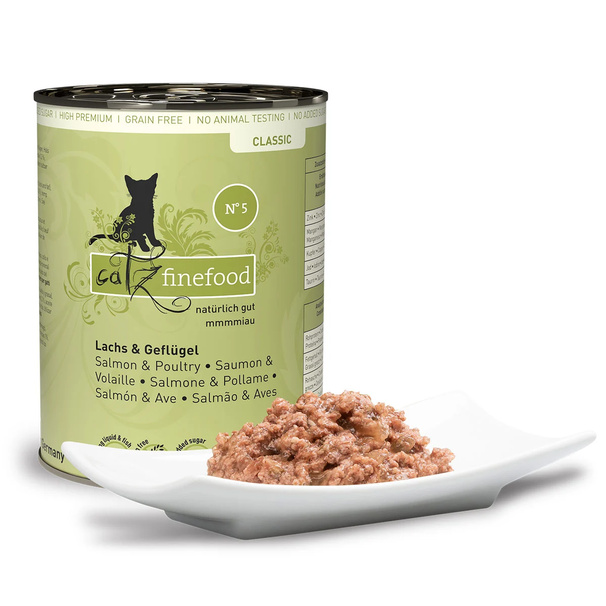 Catz Finefood Classic N° 5 - Lachs & Geflügel kaufen bei ZooRoyal
