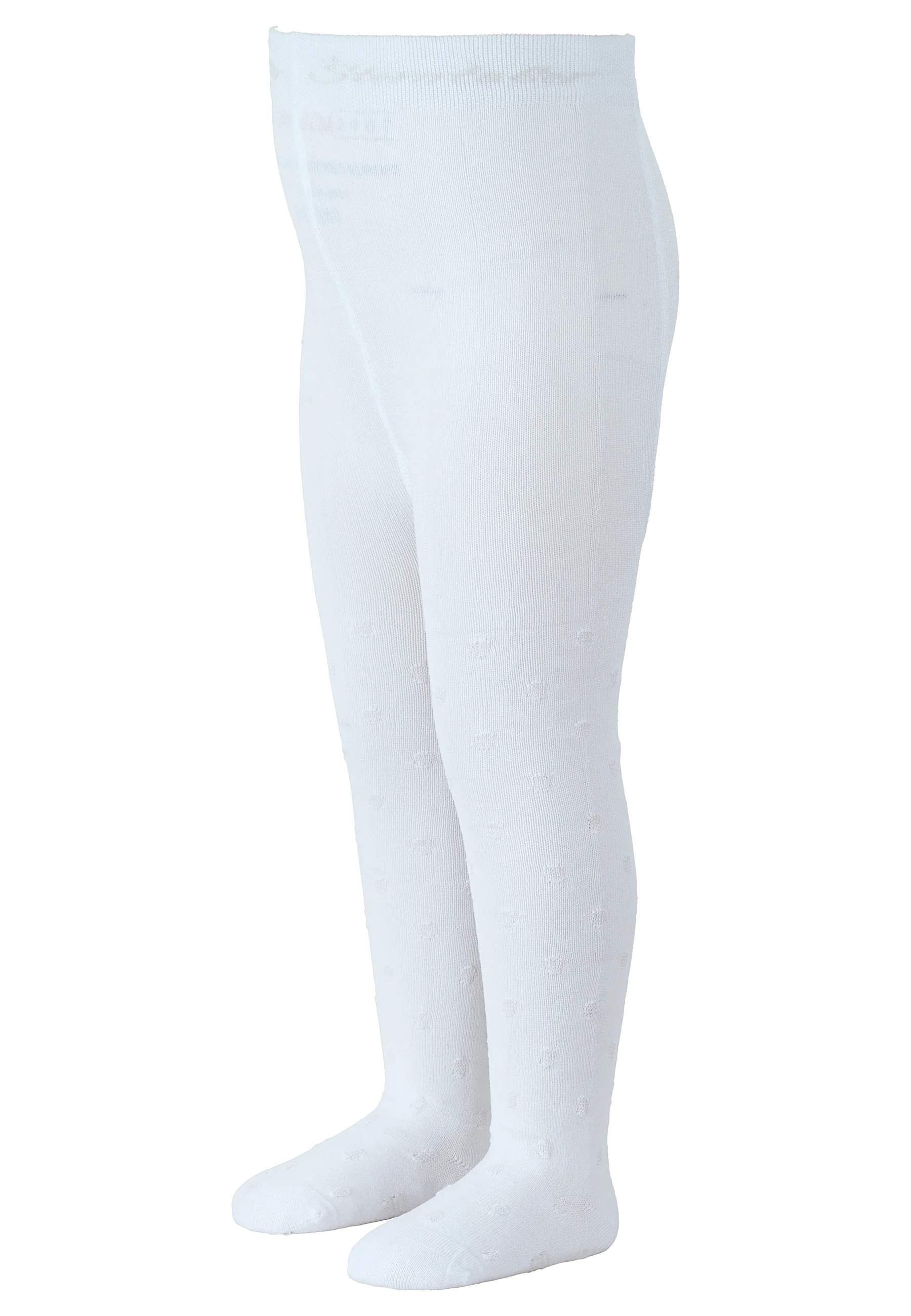 Strumpfhose Sommer mit Motiv Tupfen in weiß