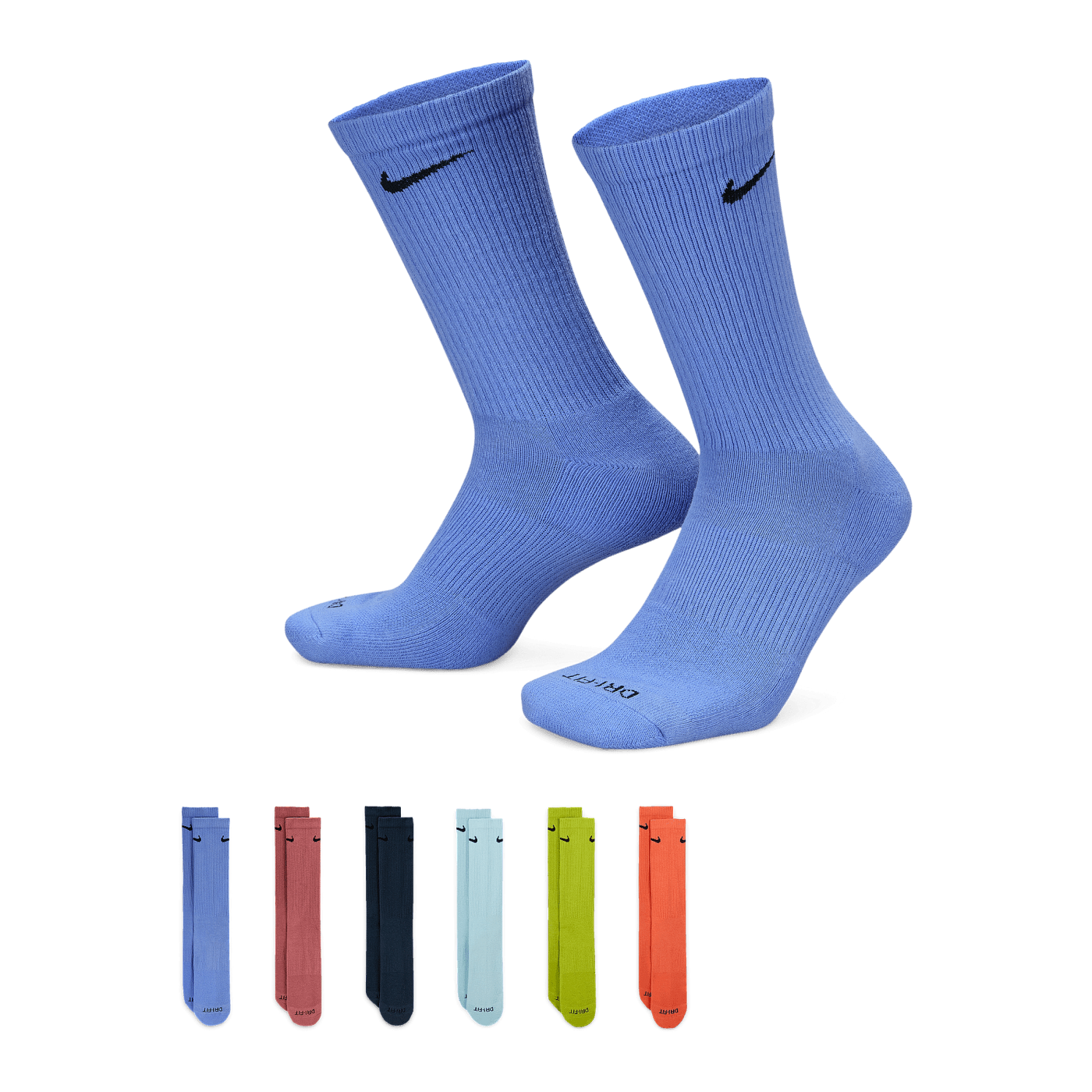 Nike Everyday Plus Cushion Crew 6er Pack Socken Mehrfarbig F967