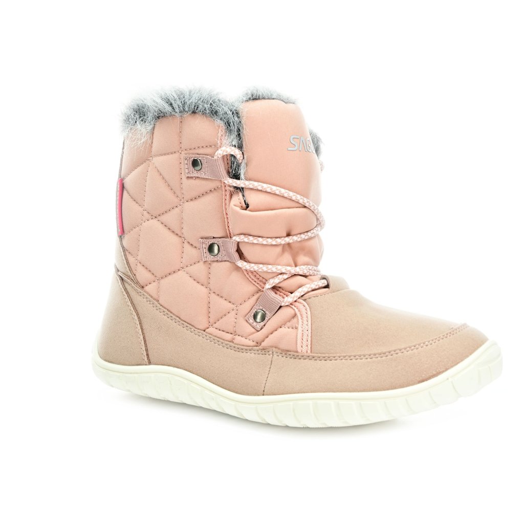 Saguaro Rise I Pink Winterbarfußschuhe
