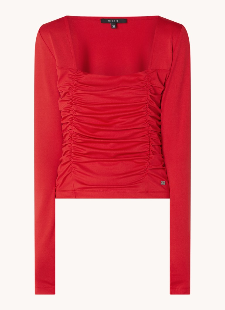 NIKKIE Athy top with pleat detail
