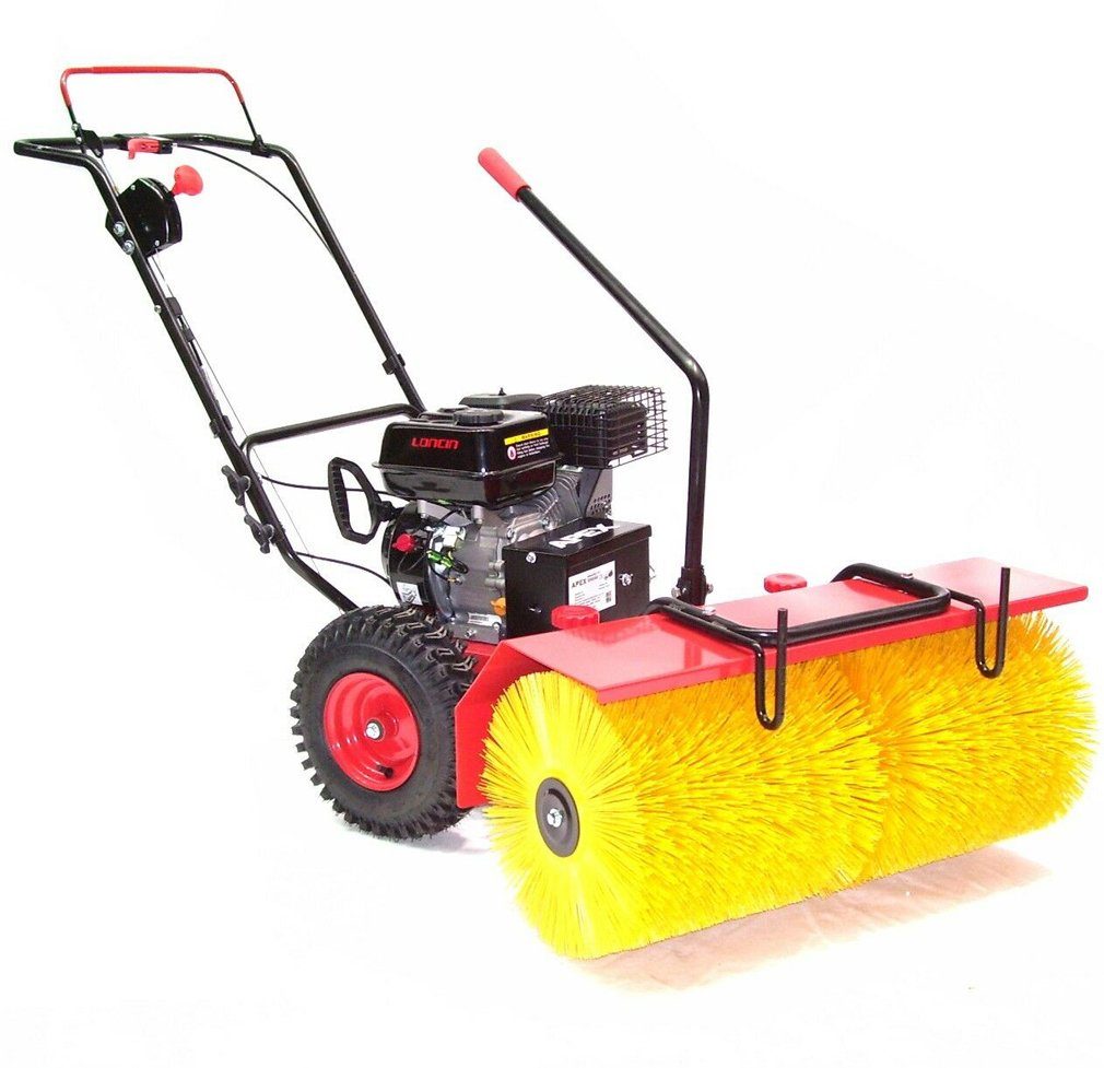 Apex Kehrmaschine 55737 Kehrmaschine 800 mm Motorbesen 80 cm Besen Schneeräumer Schneeschieber