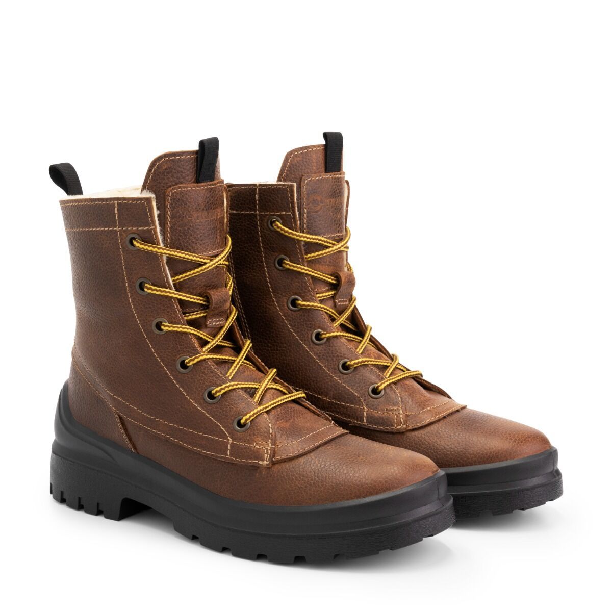 Travelin' Moraine cognac Damen Schnürstiefel