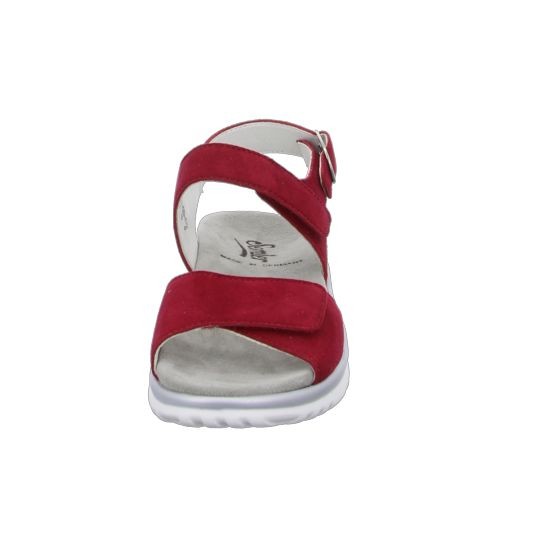 SEMLER Komfort Sandalen rot SAMT-CHEVRO