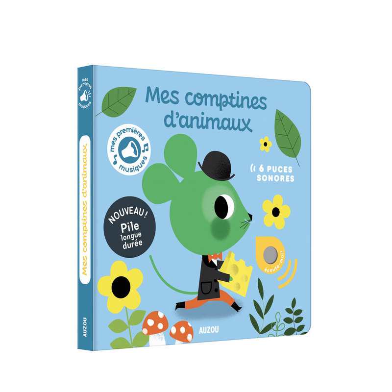 Livre Sonore Mes comptines d'animaux - Auzou