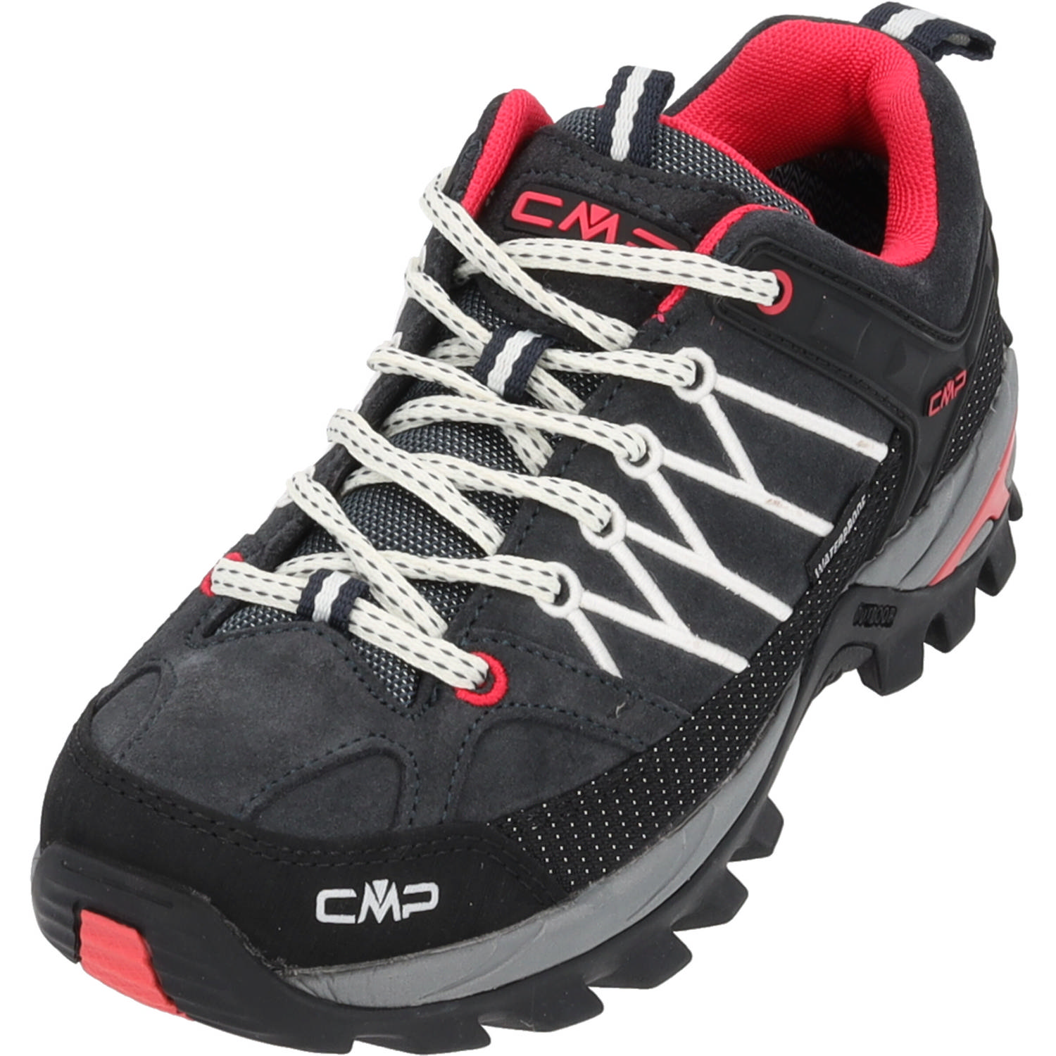 CMP Rigel Low 3Q13246, Trekkingschuhe, Damen, Schwarz (Antracite-off)