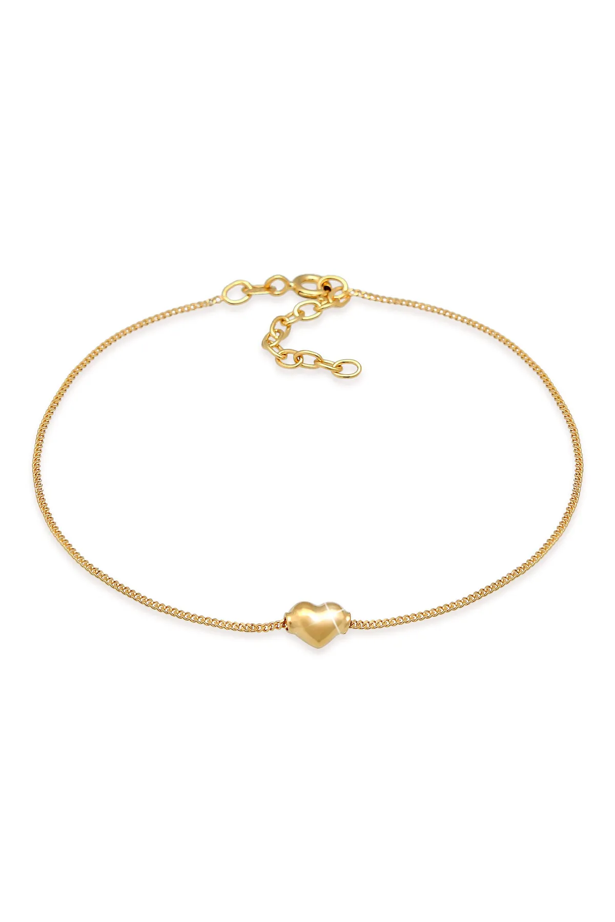 ELLI  Fußschmuck Kinder Herz Liebe Hübsch 925 Silber