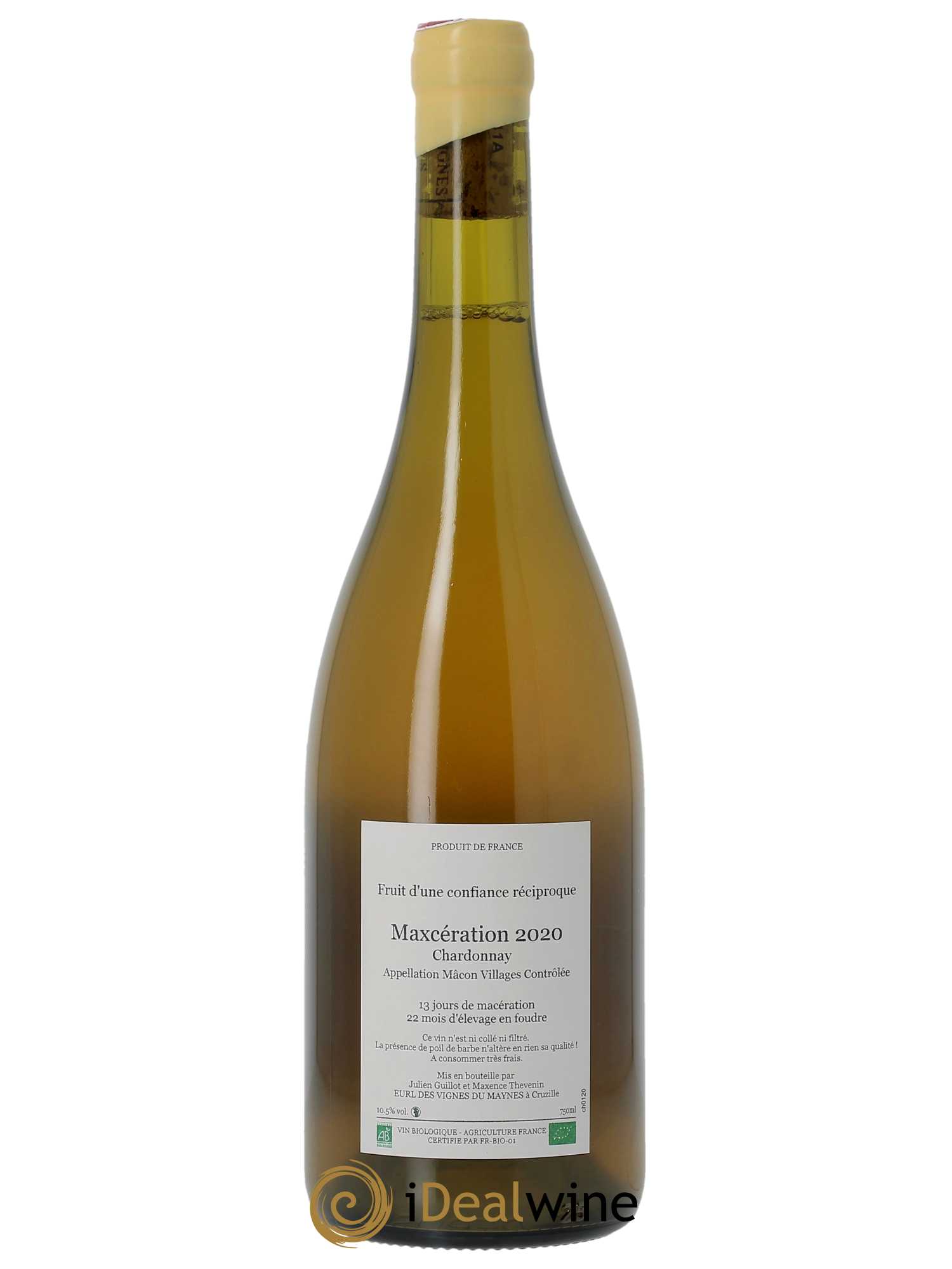 Mâcon-Villages Pearl & Button Les Vignes du Maynes  2019 - Lot de 1 Bouteille