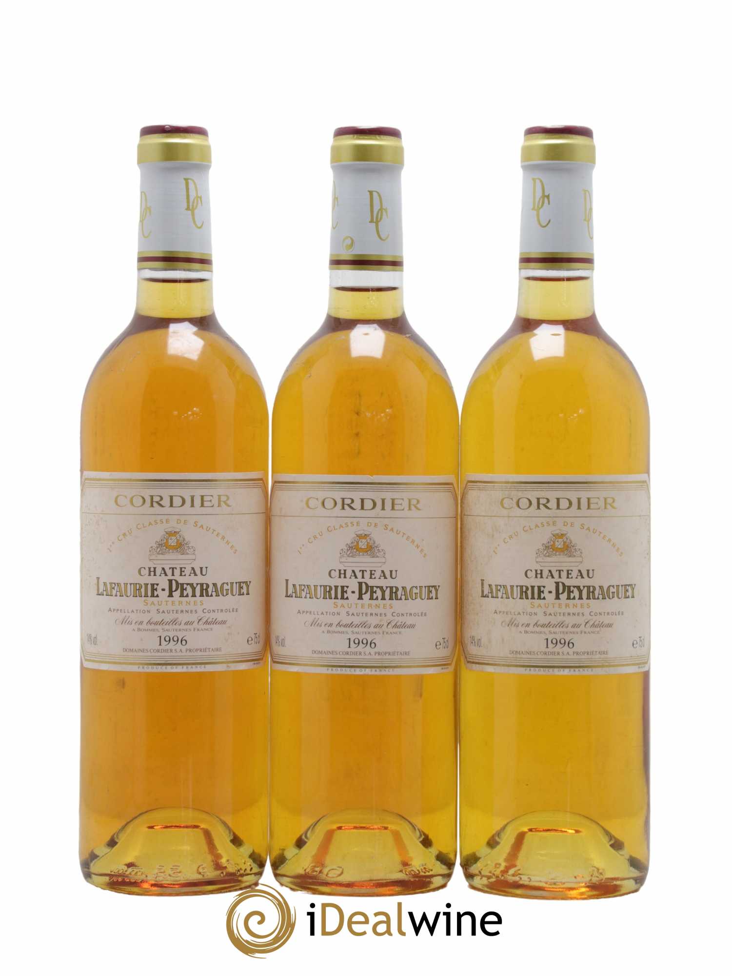 Château Lafaurie Peyraguey 1er Grand Cru Classé  1996 - Lot de 12 Bouteilles