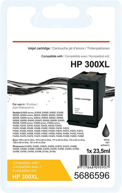 Viking 300XL Kompatibel HP Tintenpatrone CC641EE Schwarz