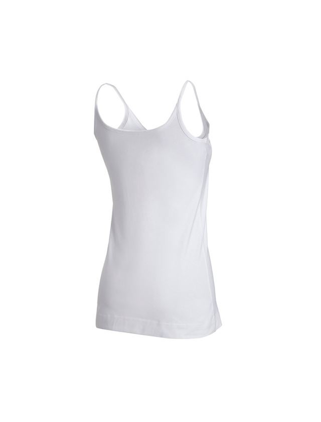 e.s. Spaghetti-Top cotton stretch, Damen