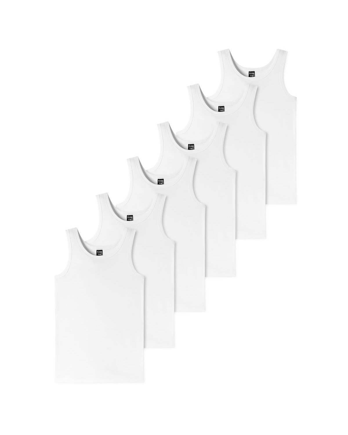 Unterhemd 6er Pack Teens Boys 95/5 Organic Cotton Unterhemden für Jungen