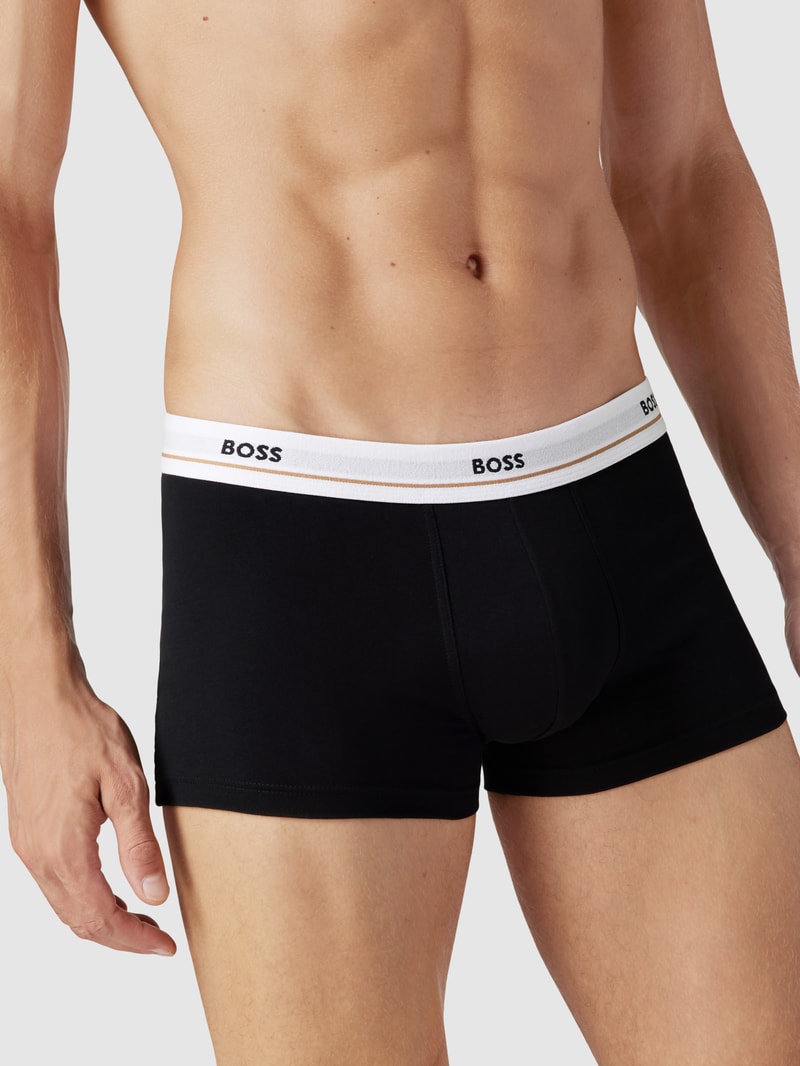Trunks mit Logo-Bund im 5er-Pack in schwarz