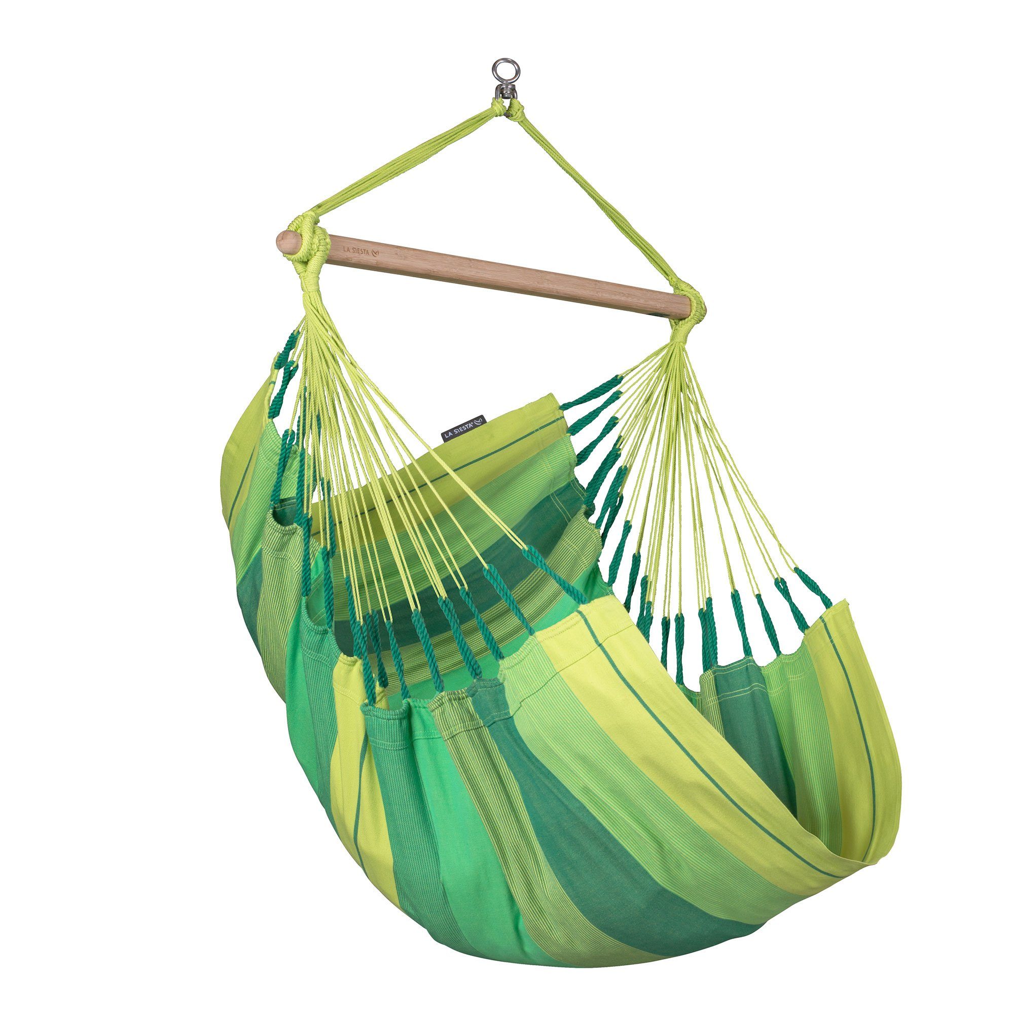 La Siesta Hängestuhl Hängestuhl Hängesessel HABANA Jungle - Basic aus Bio-Baumwolle La Sies, Hochwertige Qualität