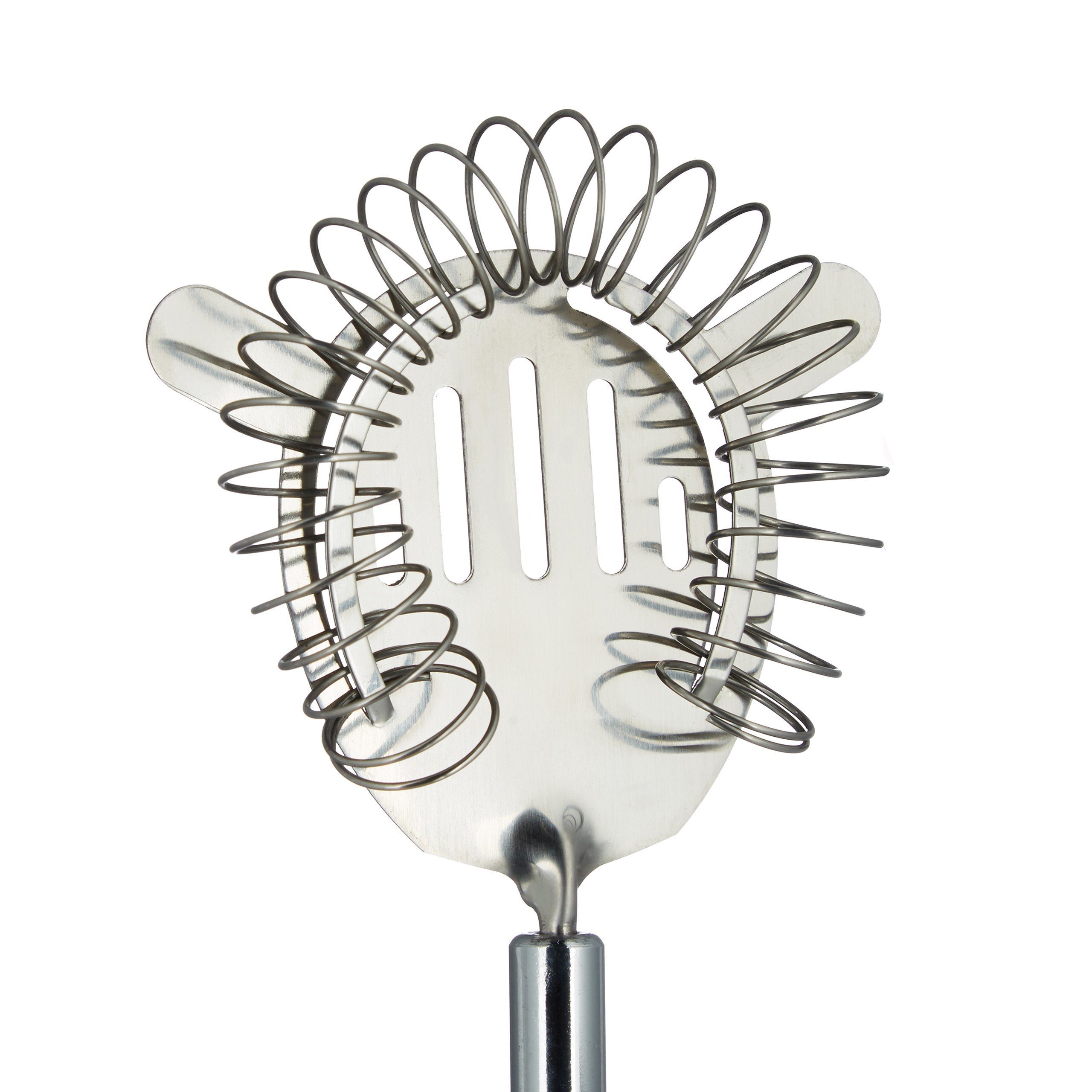 relaxdays Cocktail Shaker Cocktailset Edelstahl 5-teilig, Edelstahl