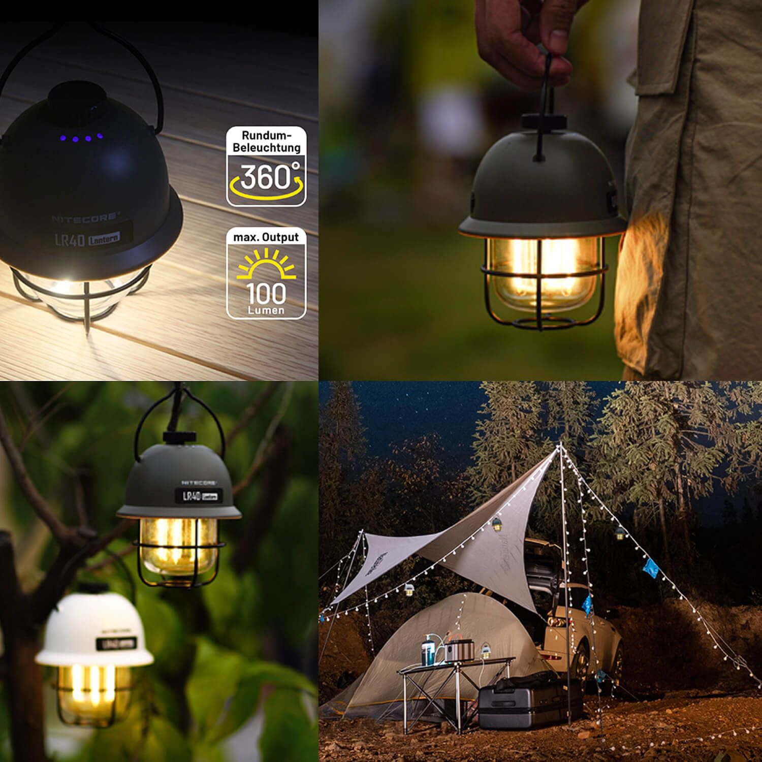 Campinglaterne LR40