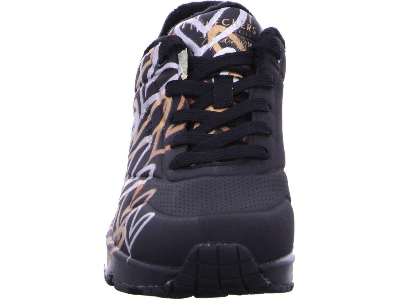 SKECHERS Freizeit Schnürer schwarz