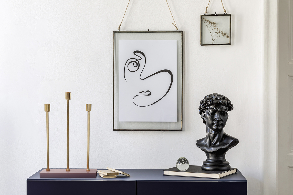 Kayoom Kerzenhalter Art Deco 325 Rosa / Gold