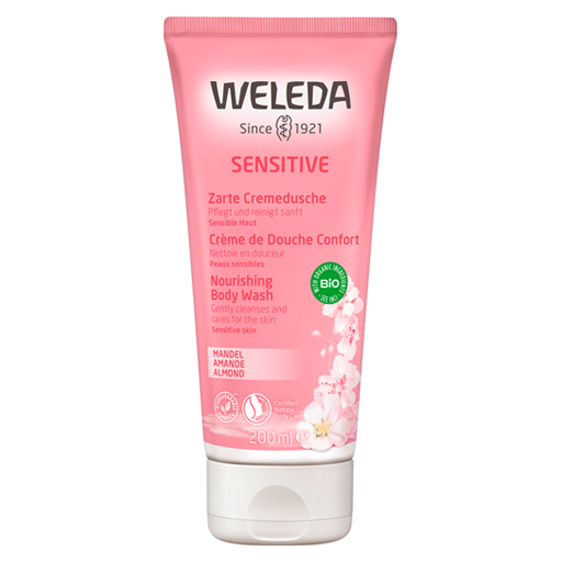 WELEDA Sensitive zarte Cremedusche Mandel  200 ml  Duschgel