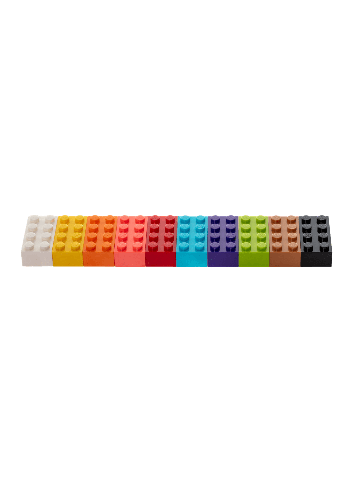 LEGO Bausteine Bunt Gemischt 375 gr. 250x Teile - ab 3 Jahren in multicolored günstig kaufen Anzahl: 250 Stück