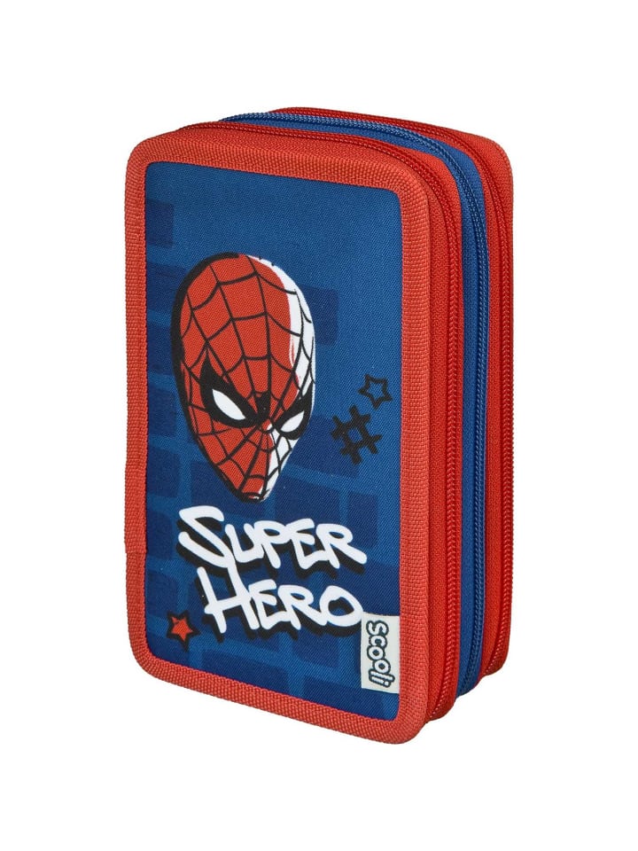 SCOOLI Tripledecker Spider-Man in blau günstig kaufen onesize