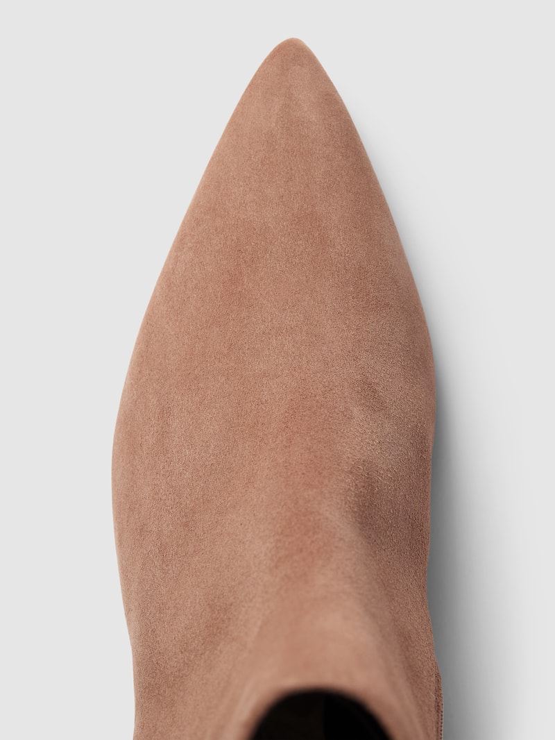 Stiefeletten aus Leder mit Reißverschluss Modell 'Velo' in taupe