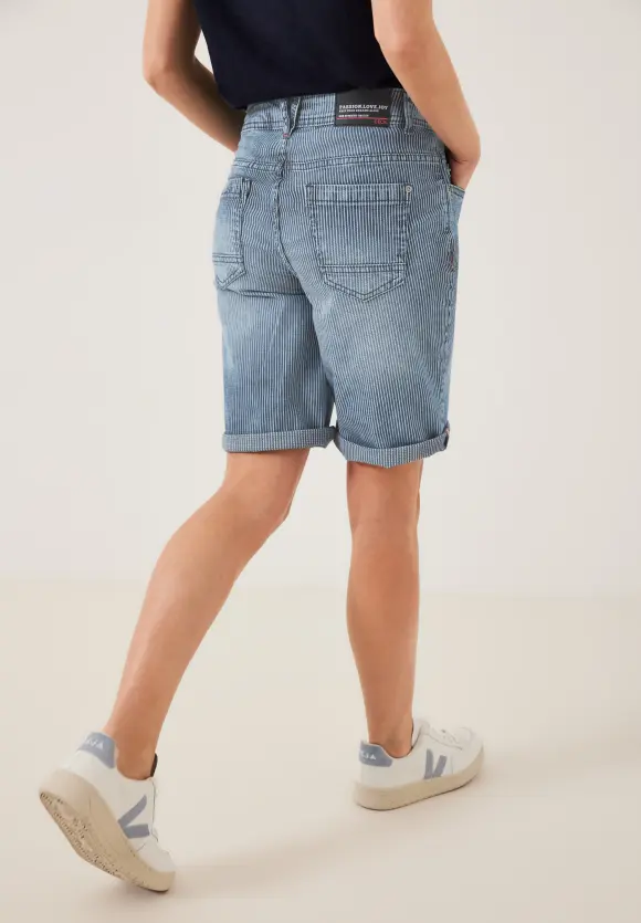 CECIL Gestreifte Loose Fit Shorts
