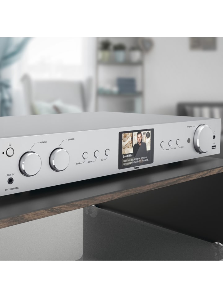 Hama DIT2105SBTX, DAB /Internetradio in Silber günstig kaufen onesize