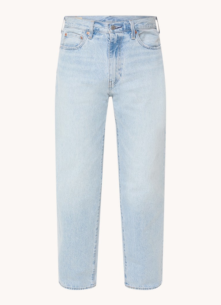 „Levi's 568“ tiesaus kirpimo džinsai su lengvu skalbimu