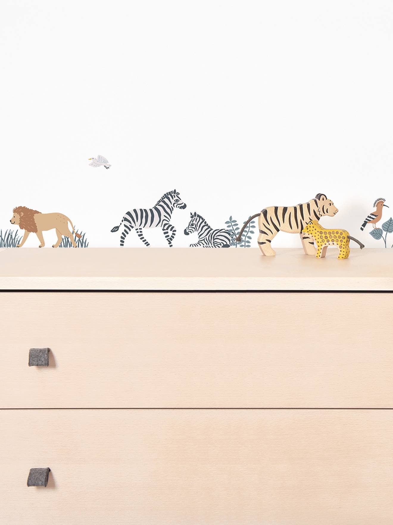 Lilipinso Kinderzimmer Wandsticker Tiere der Savanne LILIPINSO - mehrfarbig