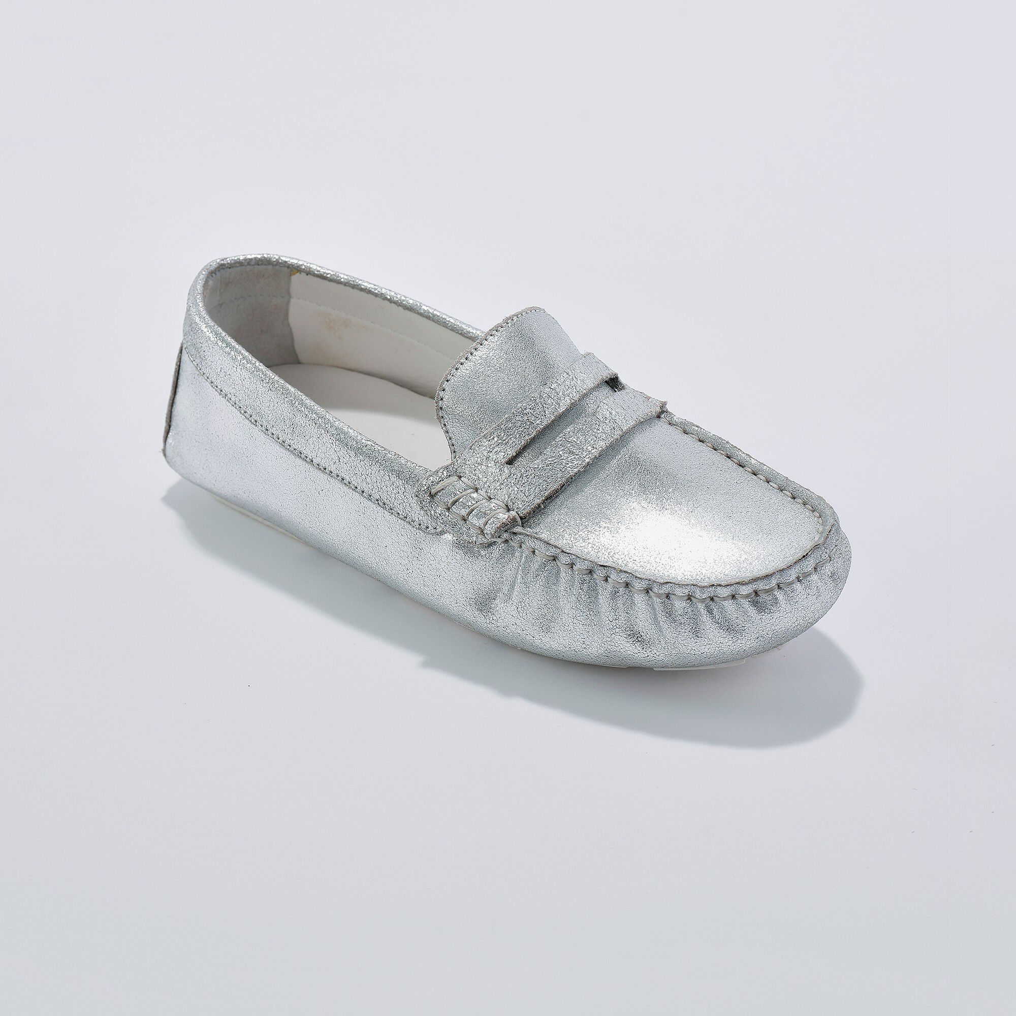 Mocassins en cuir lisse