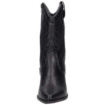 Barbarella Cowboy Boots in schwarz