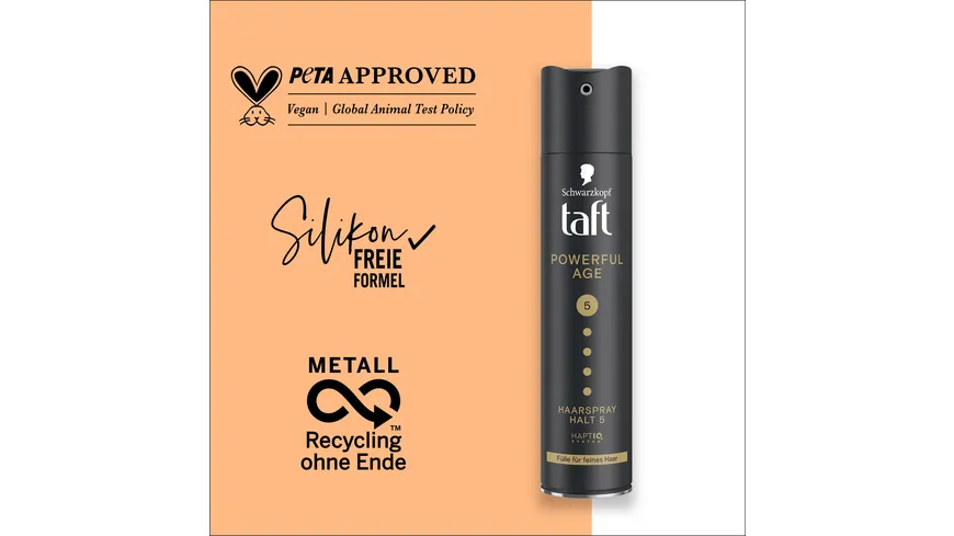 TAFT Haarspray Powerful Age 250 ml Haltegrad 5 - sehr starker Halt 250 ml
