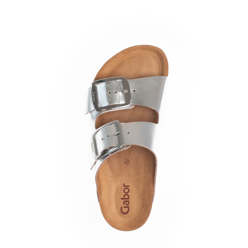 Gabor fashion Pantolette silber