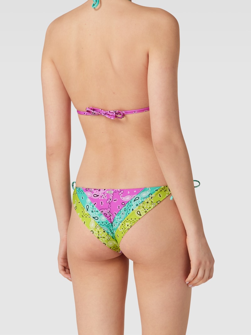 Bikini-Slip mit Allover-Muster Modell 'WAPA' in fuchsia