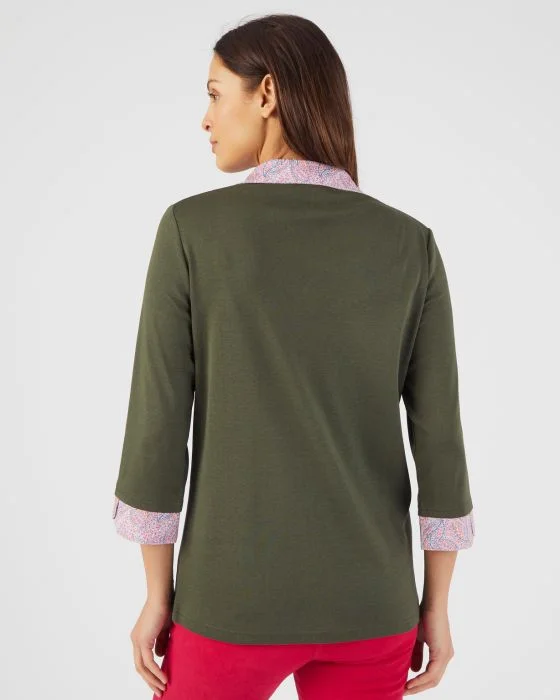 Tee-shirt effet 2 en 1 coton biologique