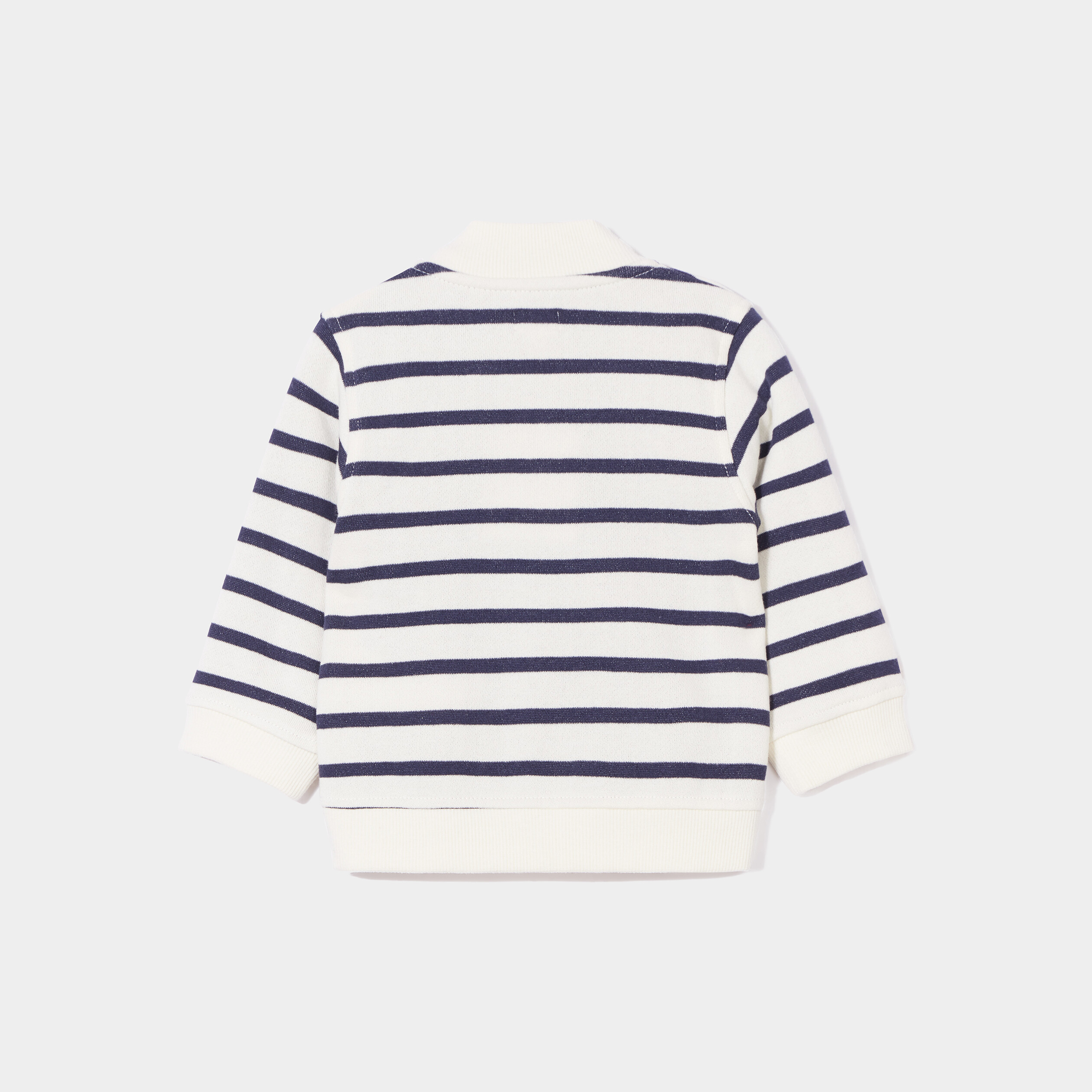 Ensemble 2 pièces t-shirt et gilet teddy bleu marine bébé garçon | La Halle