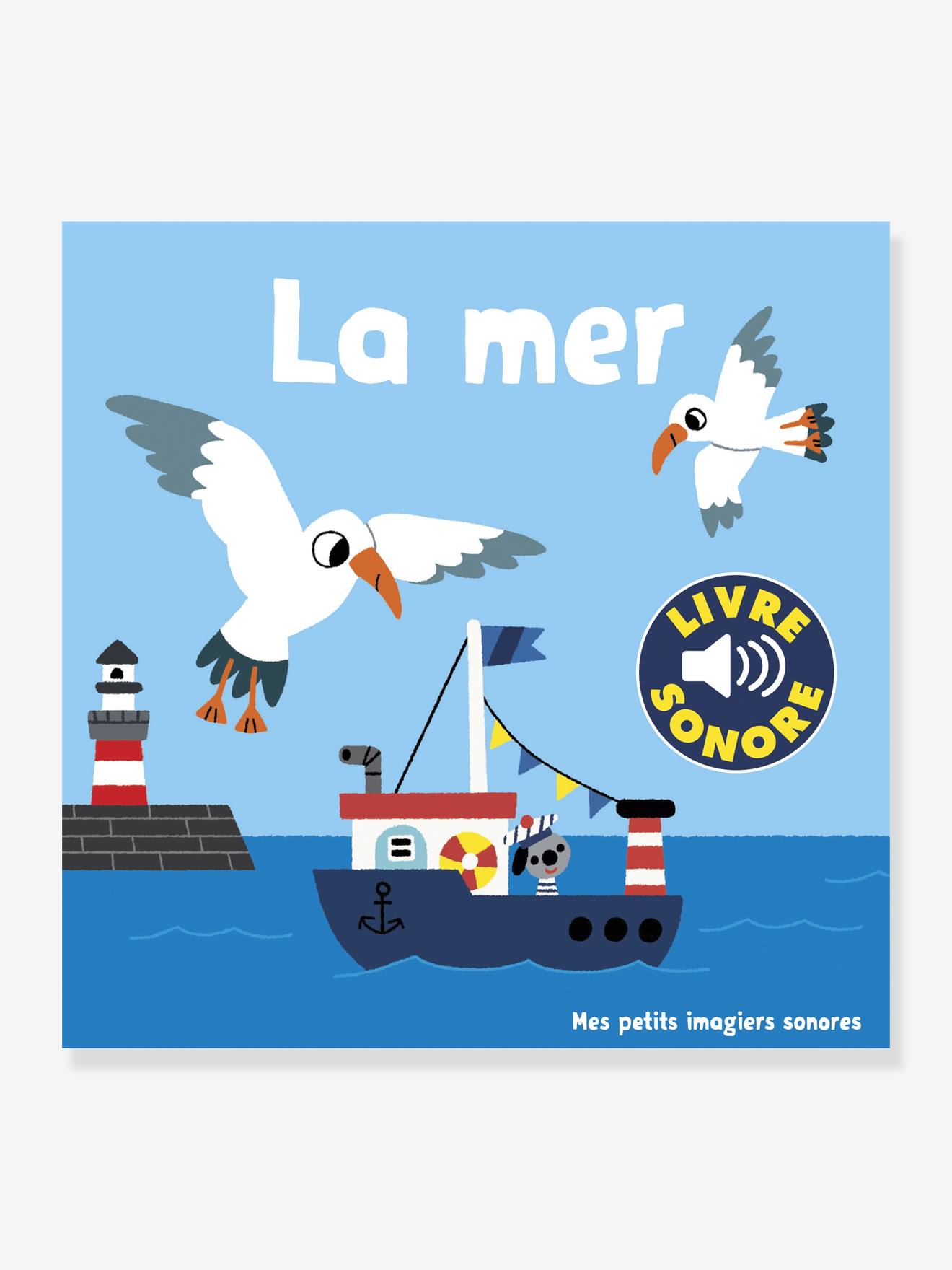 Livre sonore La mer GALLIMARD JEUNESSE bleu