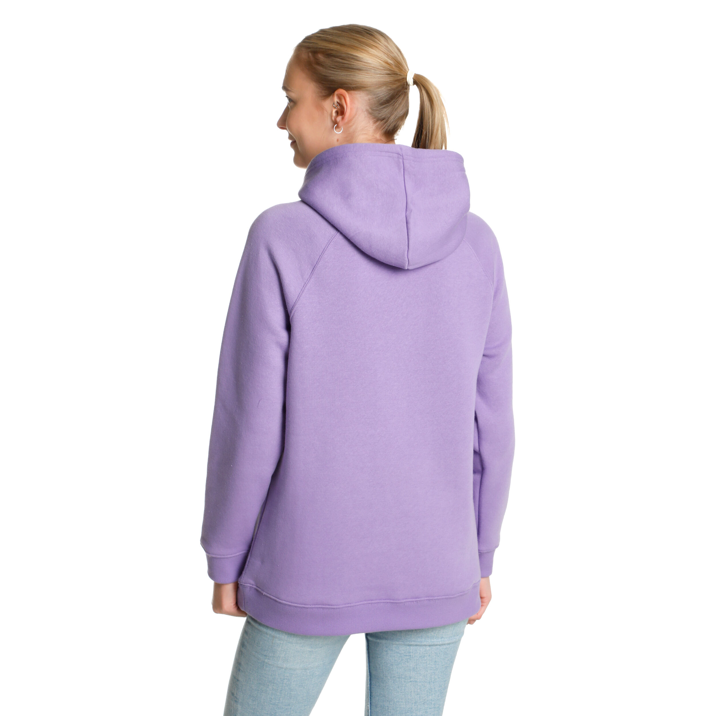 AO Embroidered Logo Hoody Damen - Lila