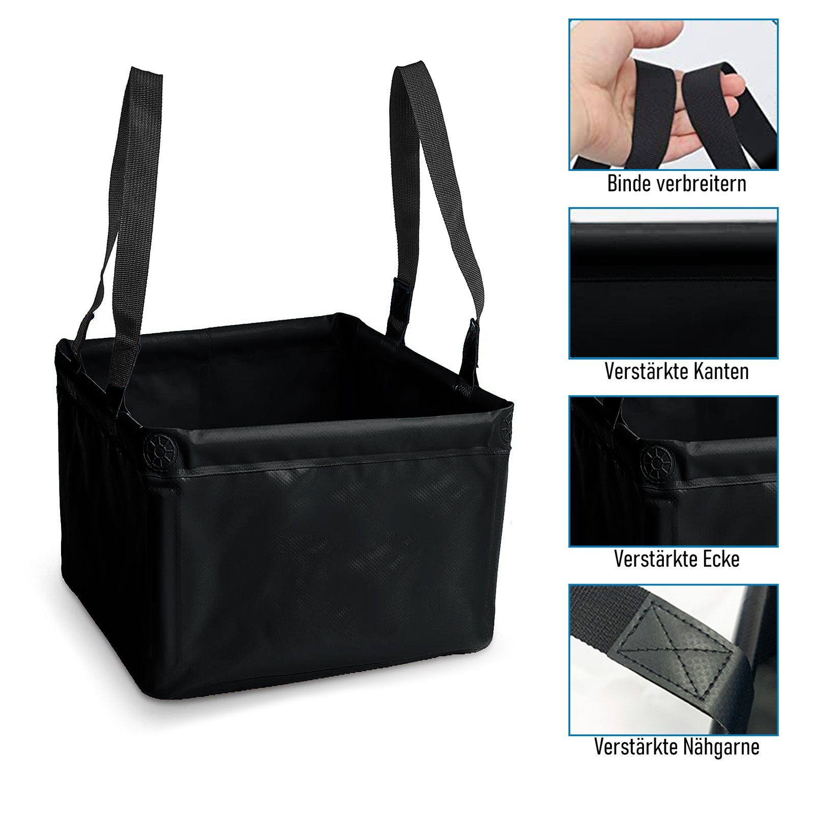 CALIYO Waschbecken Outdoor Faltschüssel 20L, faltbare Schüssel