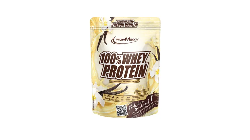 IronMaxx® Nutrition 100% Whey Protein French Vanilla 500 g