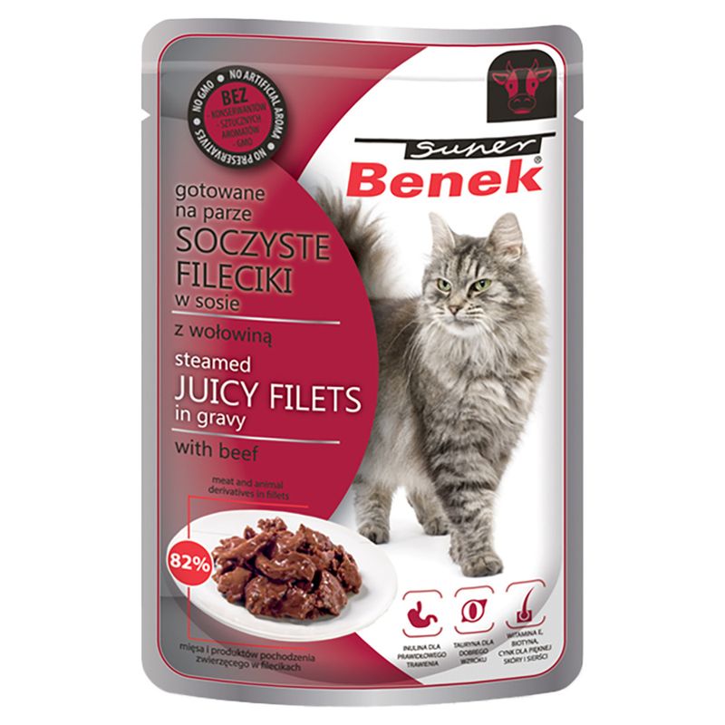 Sparpaket Super Benek Filets in Soße 56 x 85 g