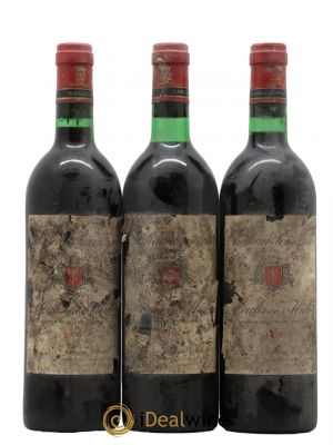 Château Poujeaux  1976 - Lot de 3 Bouteilles
