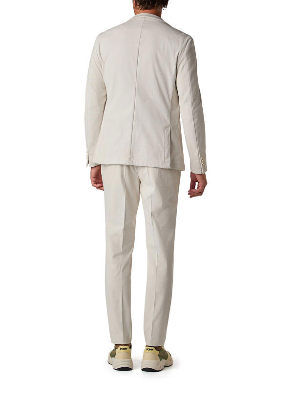 BOSS Black, Anzug Hanry-Genius, Slim Fit, Cord ungefüttert waschbar, creme