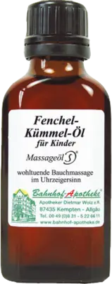FENCHEL KÜMMEL Öl  50 ml  Öl