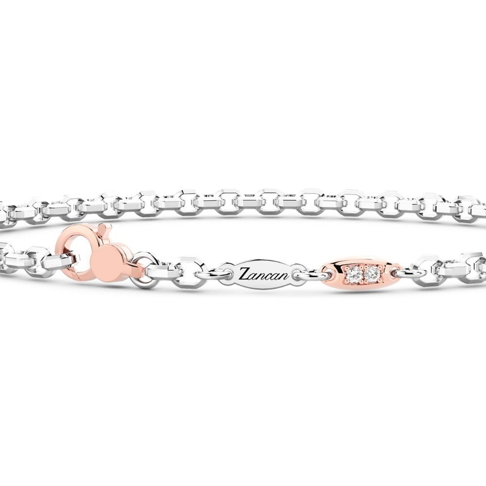 Zancan Bracelet 750 Or blanc Bracelet