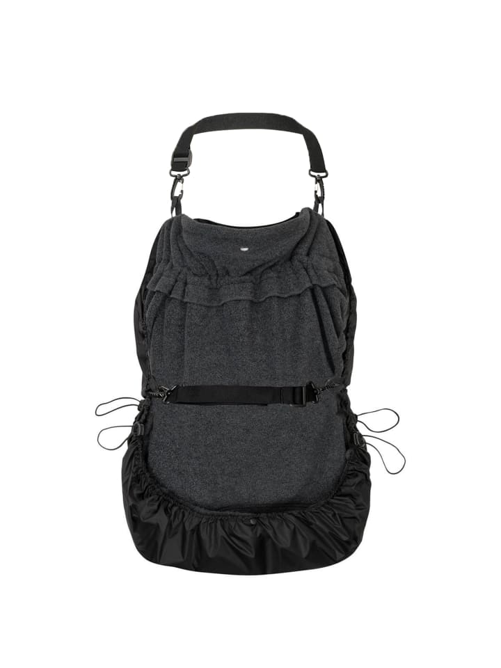 Hoppediz Tragecover Fleece-Cover 3-in-1 mit Regenschutz, Schalkragen & Stulpen in anthrazit günstig kaufen onesize