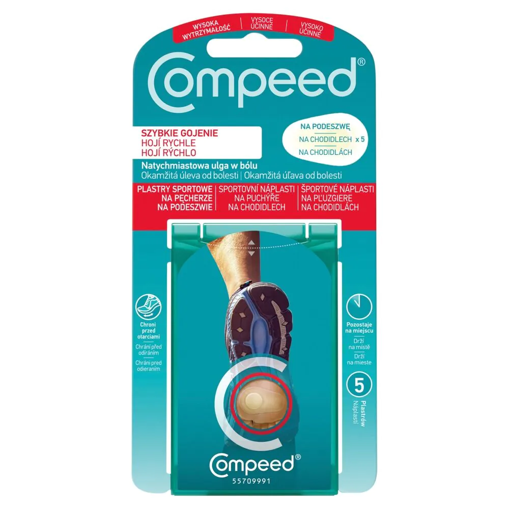 Compeed Sportsplaster til vabler på sålen