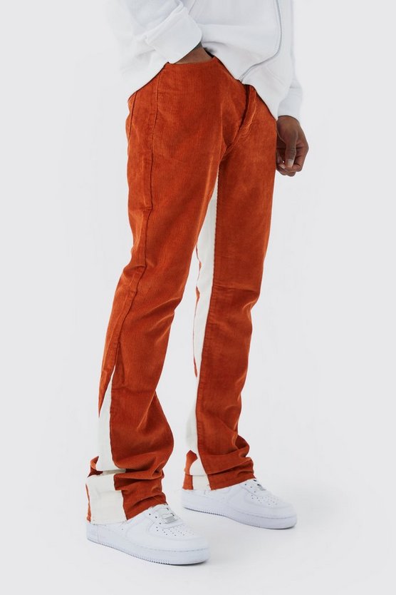 Slim-Fit Cord-Schlaghose